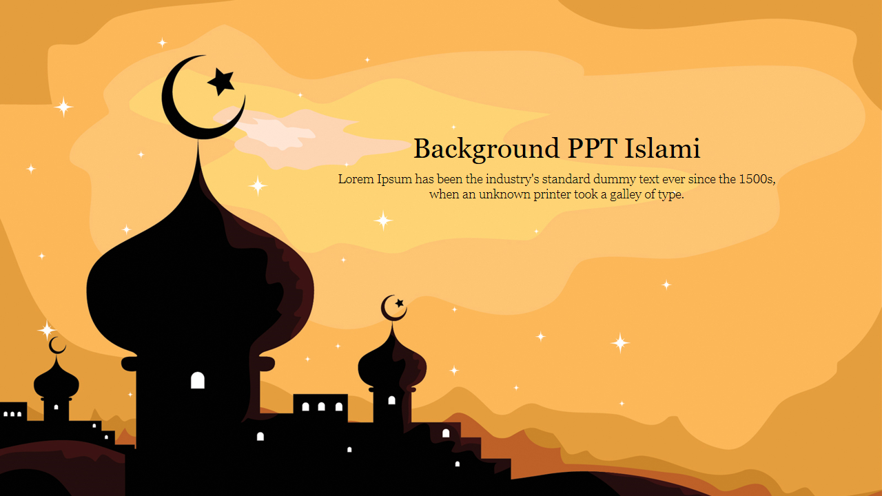 Background PPT Islami Presentation and Google Slides